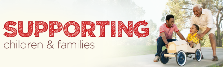 Supporting children and families.